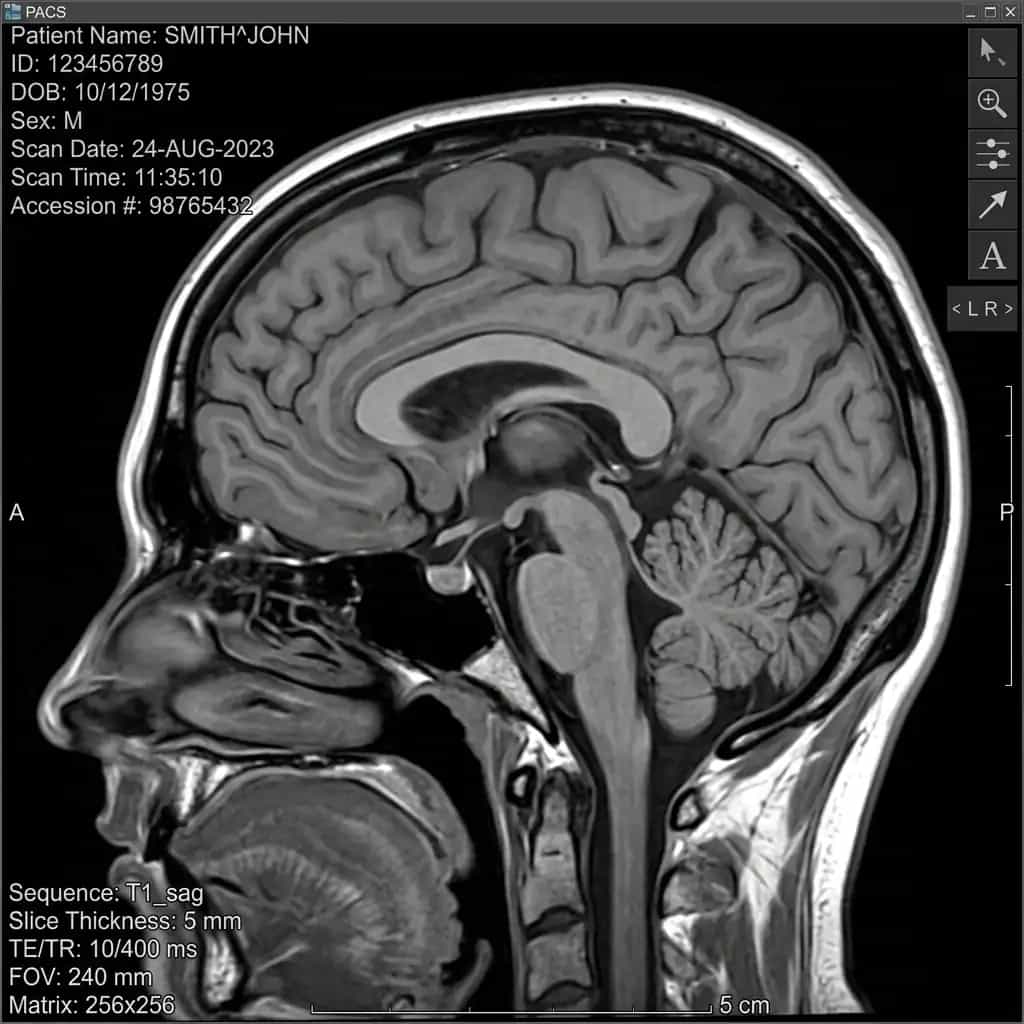 MRI scan background